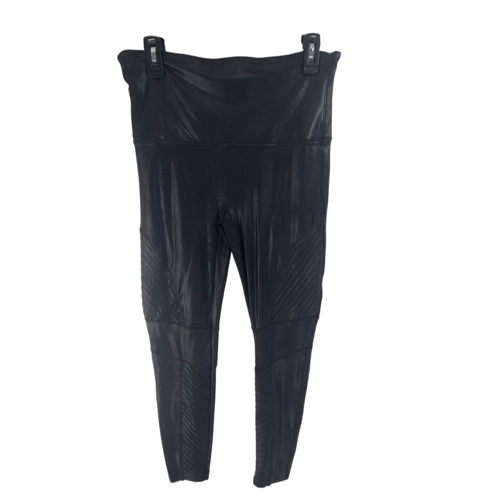 Spanx Women's Faux Leather Pants Black Size 1X